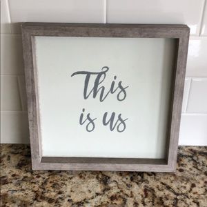 Cute wood frame This is Us sign